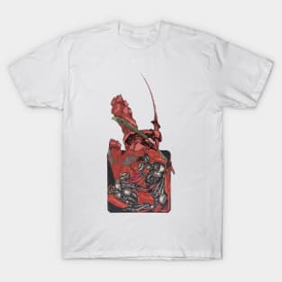 Attacking Sage Broken-android samurai T-Shirt